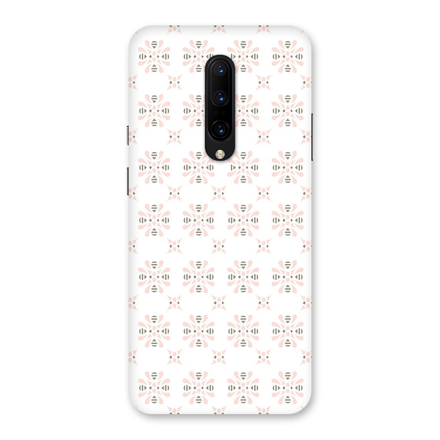 Pink Floral Pattern Back Case for OnePlus 7 Pro