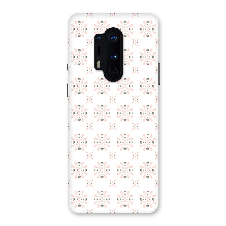 Pink Floral Pattern Back Case for OnePlus 8 Pro