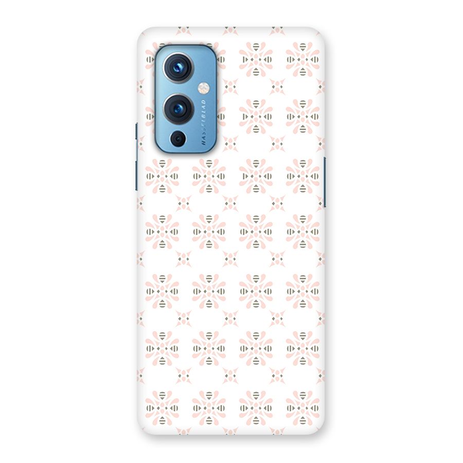 Pink Floral Pattern Back Case for OnePlus 9