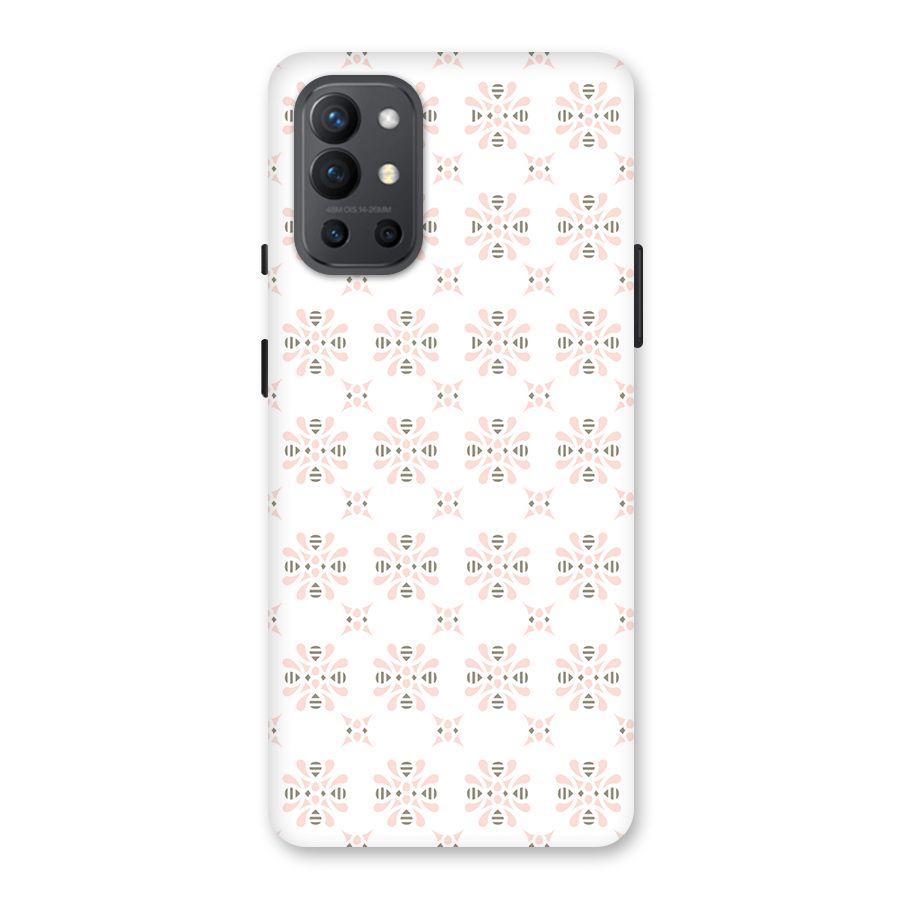 Pink Floral Pattern Back Case for OnePlus 9R