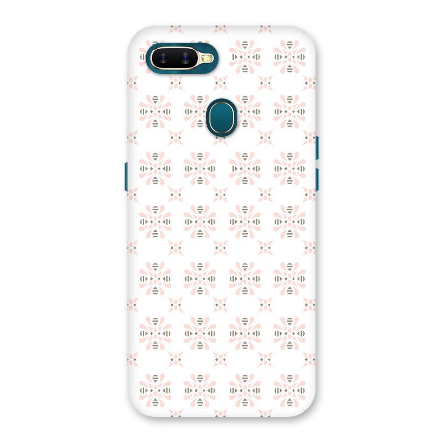Pink Floral Pattern Back Case for Oppo A11k