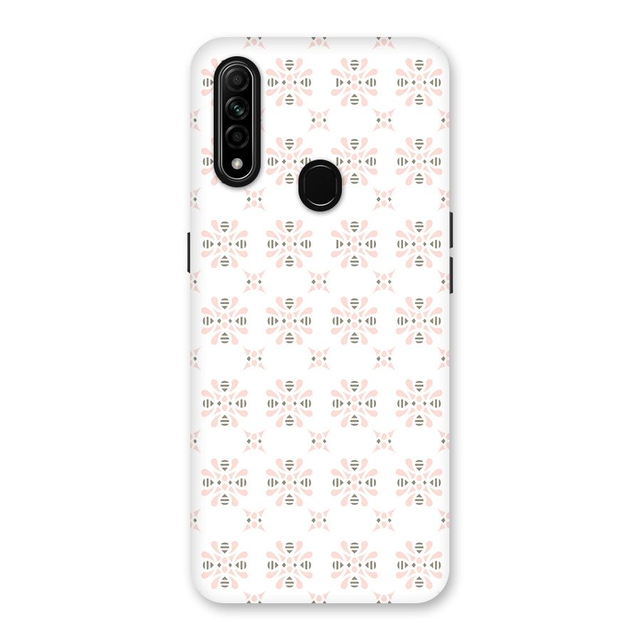Pink Floral Pattern Back Case for Oppo A31