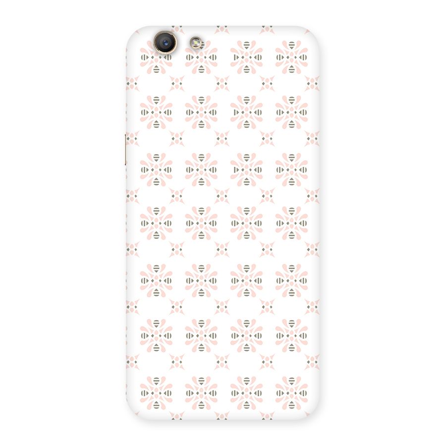 Pink Floral Pattern Back Case for Oppo A59