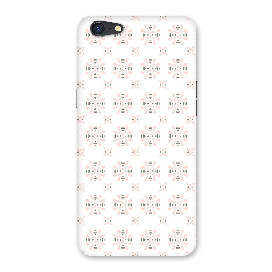 Pink Floral Pattern Back Case for Oppo A71