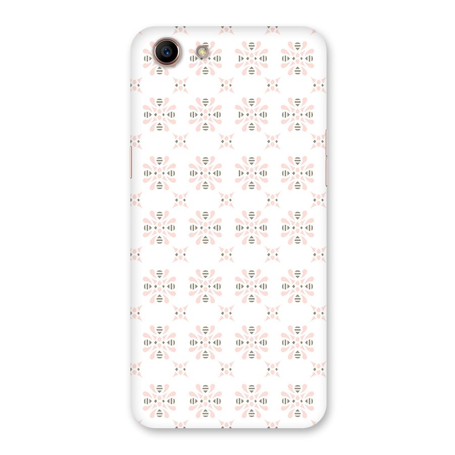 Pink Floral Pattern Back Case for Oppo A83 (2018)