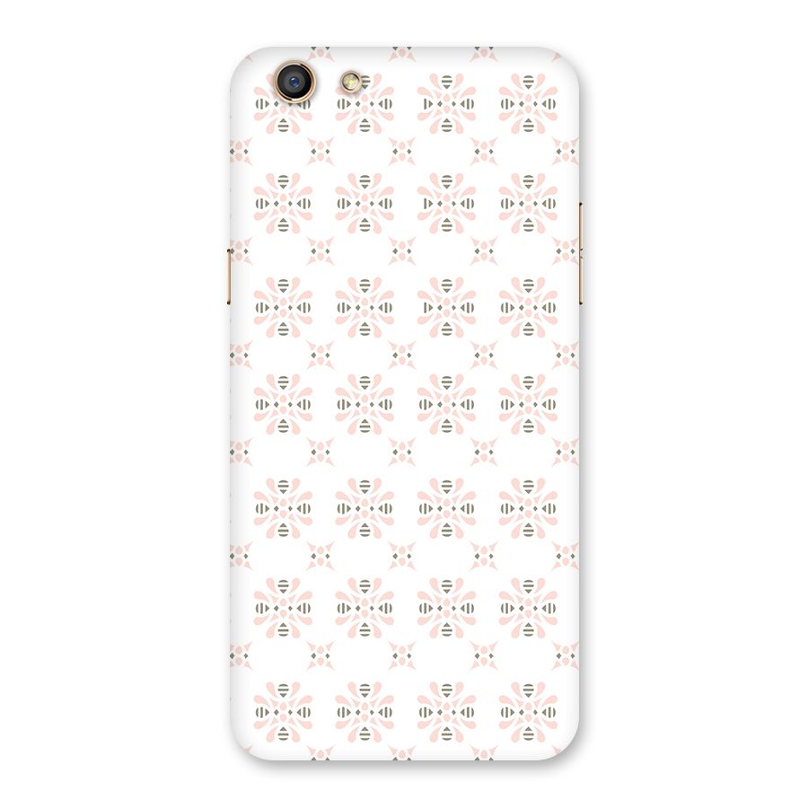 Pink Floral Pattern Back Case for Oppo F3