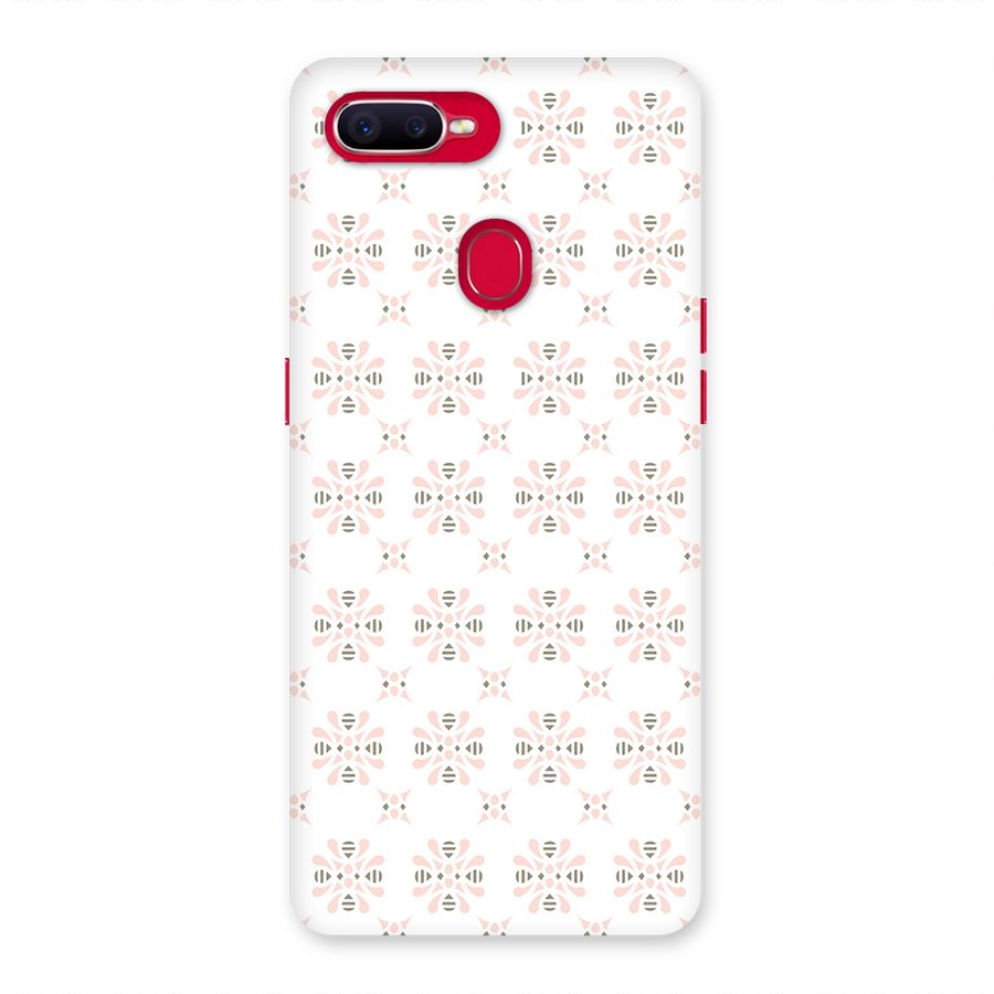 Pink Floral Pattern Back Case for Oppo F9 Pro