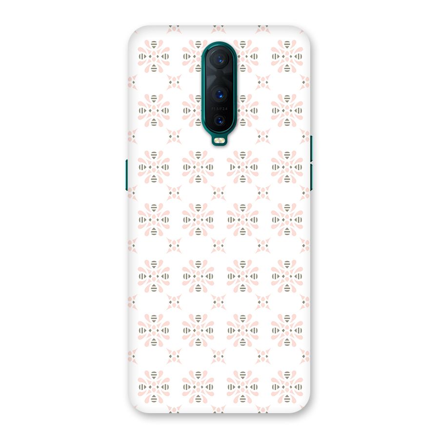 Pink Floral Pattern Back Case for Oppo R17 Pro