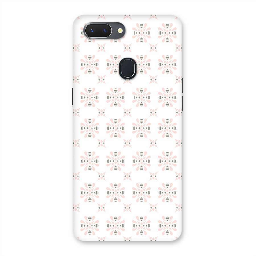 Pink Floral Pattern Back Case for Oppo Realme 2