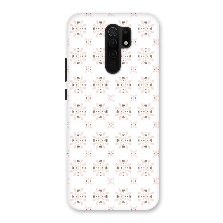 Pink Floral Pattern Back Case for Poco M2