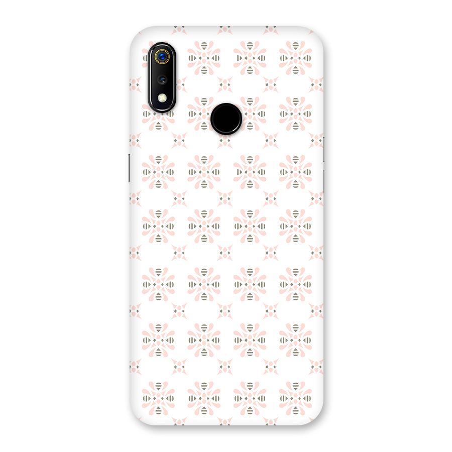 Pink Floral Pattern Back Case for Realme 3