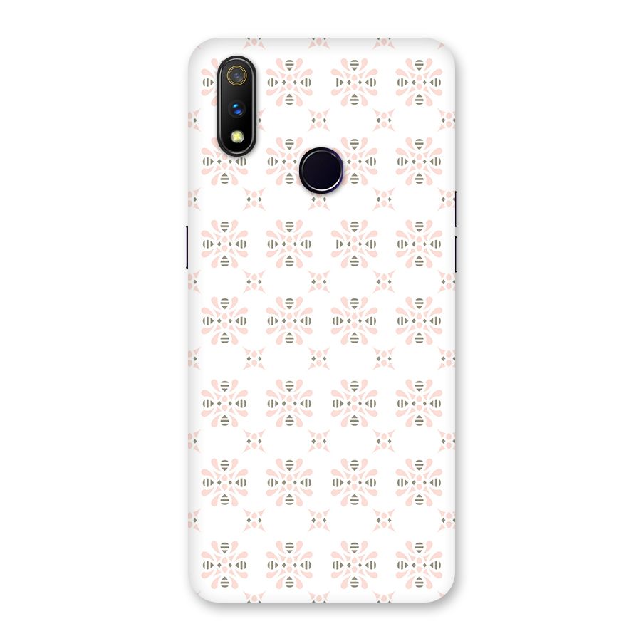 Pink Floral Pattern Back Case for Realme 3 Pro