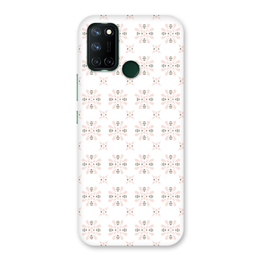 Pink Floral Pattern Back Case for Realme 7i