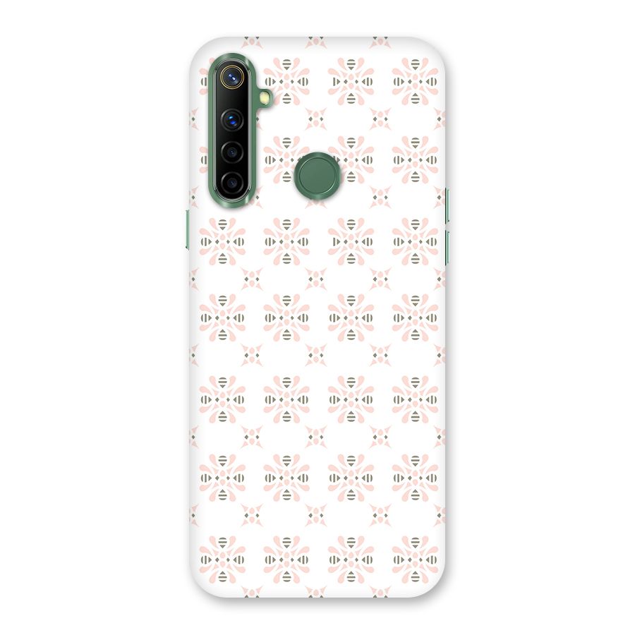 Pink Floral Pattern Back Case for Realme Narzo 10