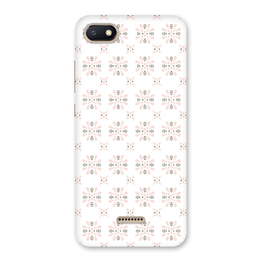 Pink Floral Pattern Back Case for Redmi 6A