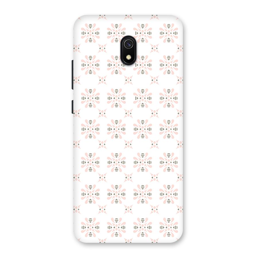 Pink Floral Pattern Back Case for Redmi 8A