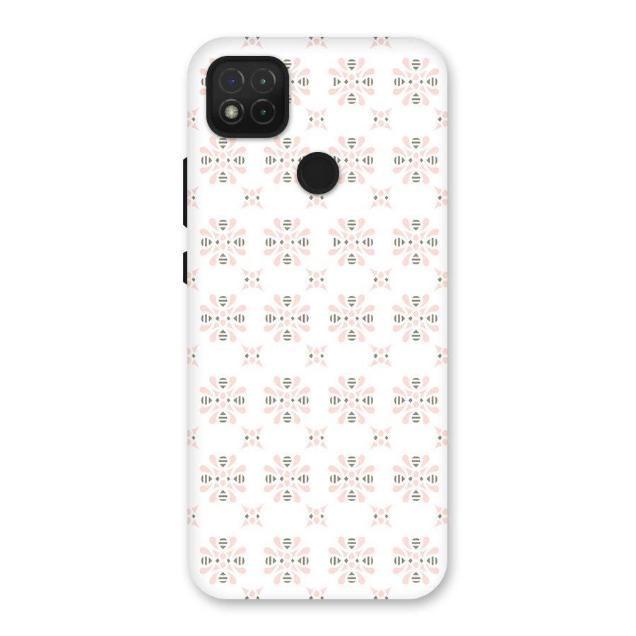 Pink Floral Pattern Back Case for Redmi 9
