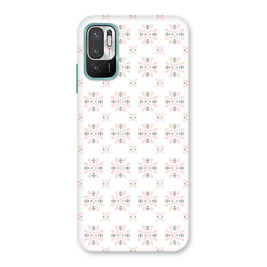 Pink Floral Pattern Back Case for Redmi Note 10T 5G