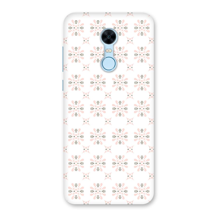 Pink Floral Pattern Back Case for Redmi Note 5