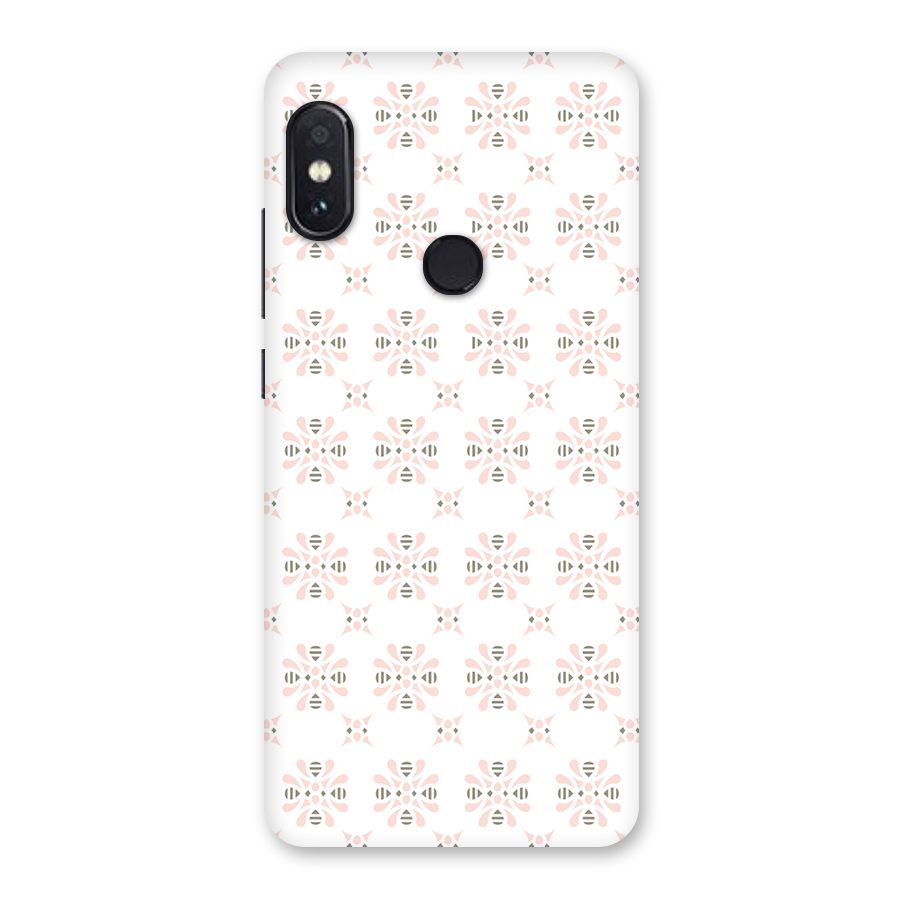 Pink Floral Pattern Back Case for Redmi Note 5 Pro