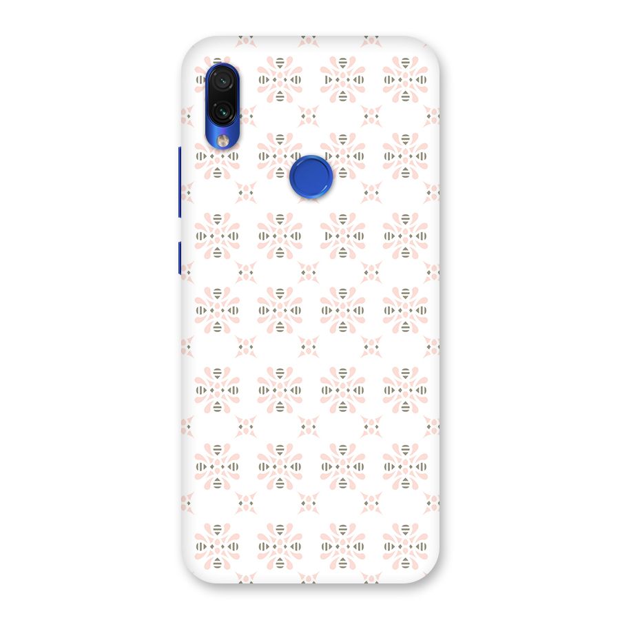 Pink Floral Pattern Back Case for Redmi Note 7S