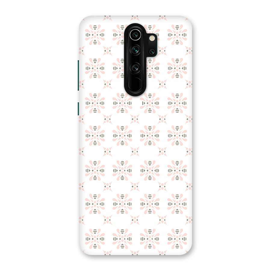 Pink Floral Pattern Back Case for Redmi Note 8 Pro