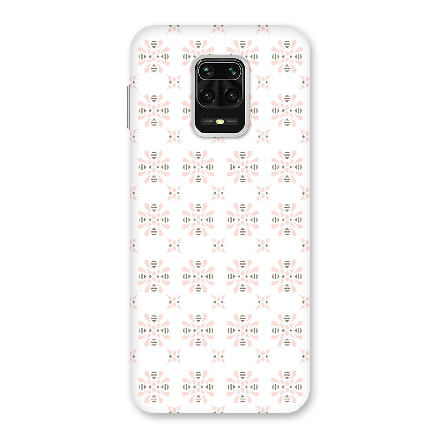Pink Floral Pattern Back Case for Redmi Note 9 Pro