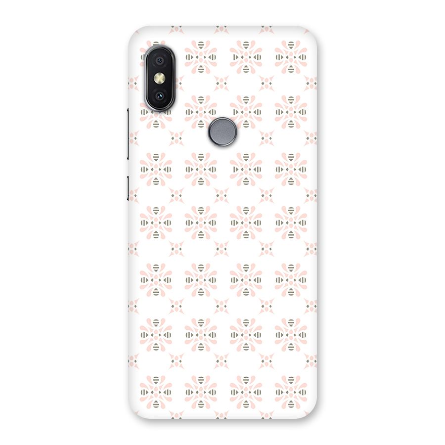 Pink Floral Pattern Back Case for Redmi Y2
