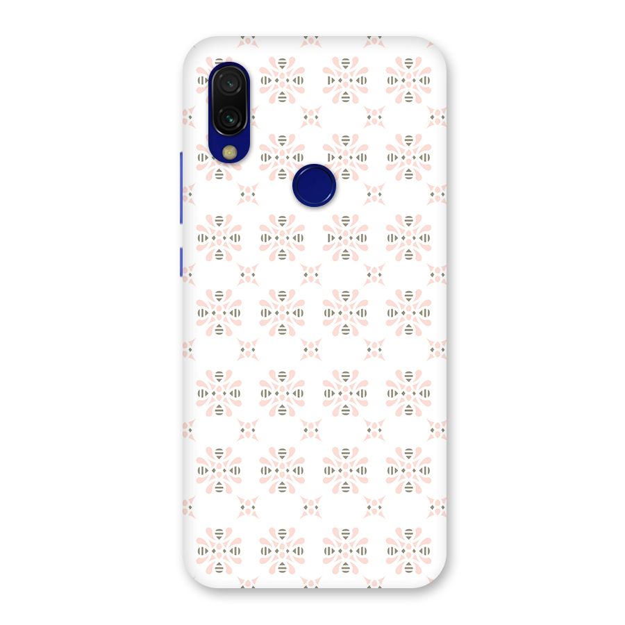 Pink Floral Pattern Back Case for Redmi Y3
