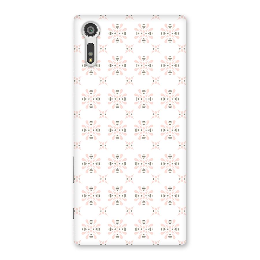 Pink Floral Pattern Back Case for Xperia XZ