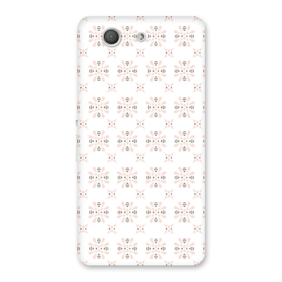 Pink Floral Pattern Back Case for Xperia Z3 Compact