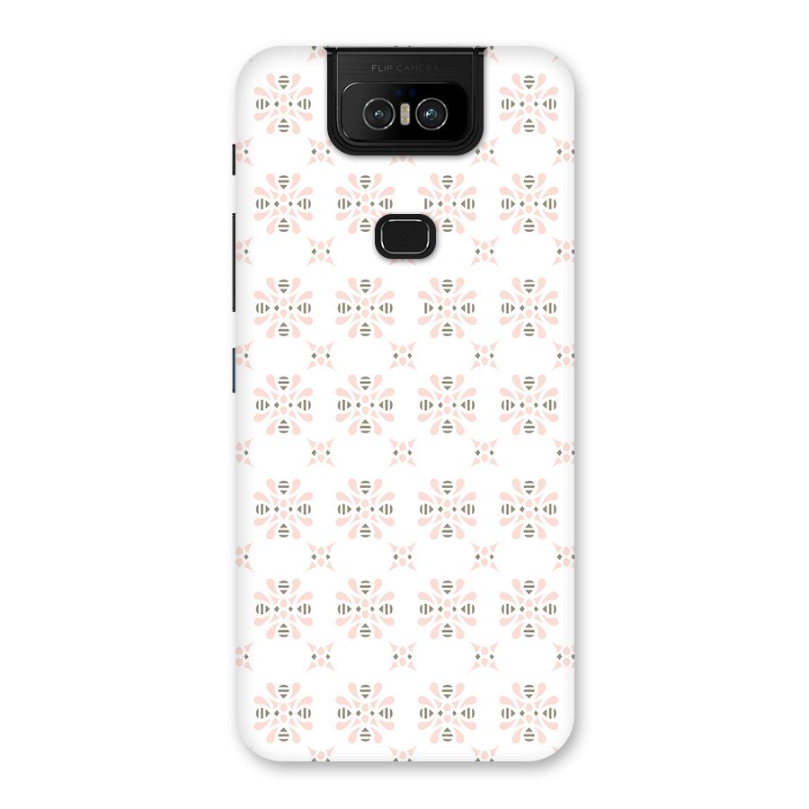Pink Floral Pattern Back Case for Zenfone 6z