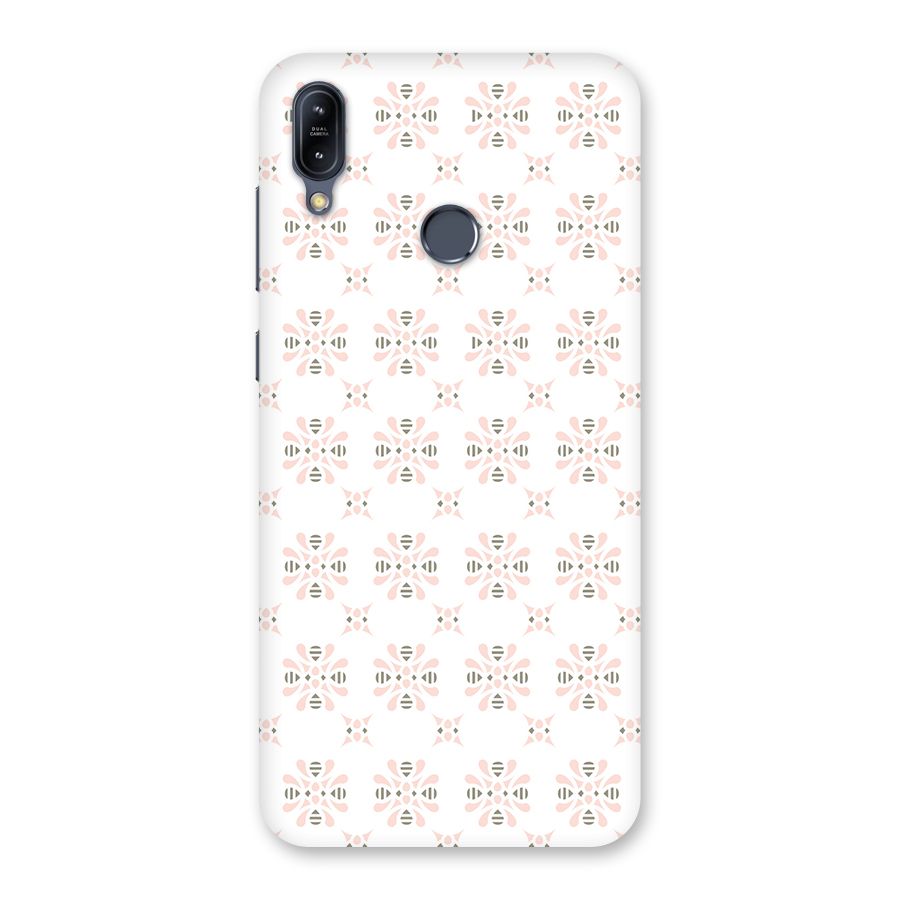 Pink Floral Pattern Back Case for Zenfone Max M2