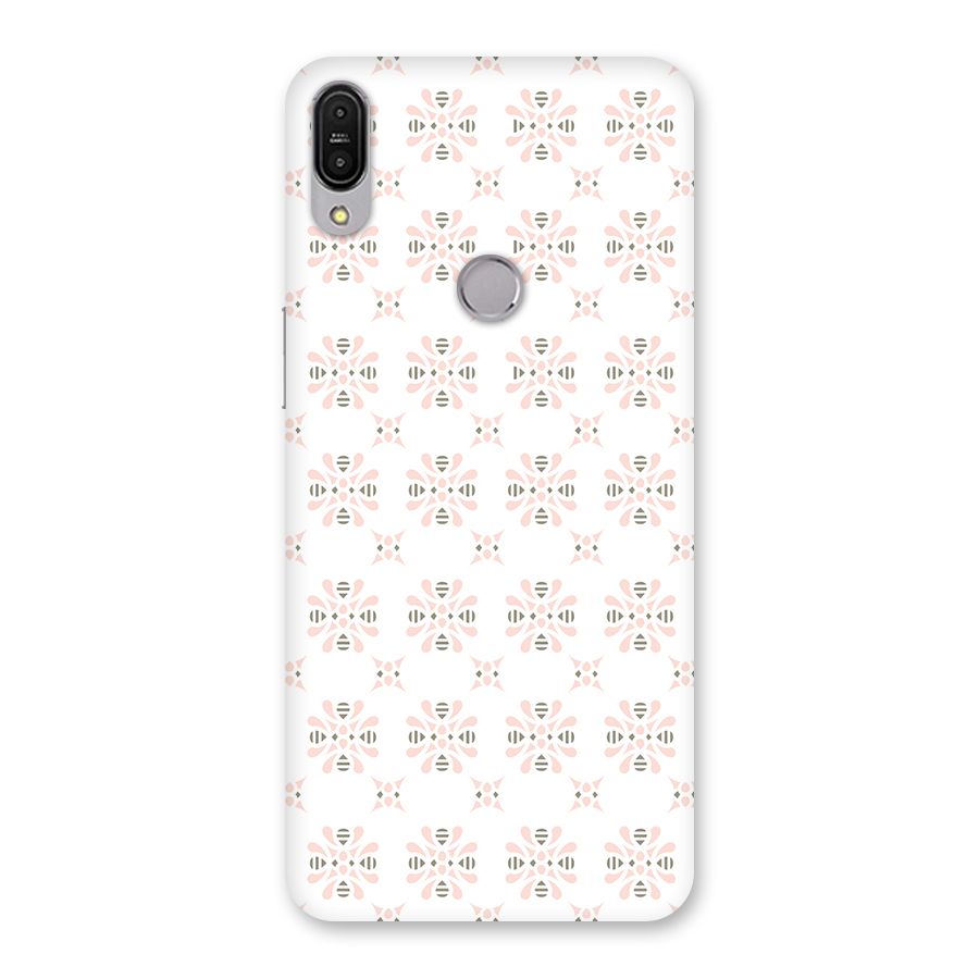 Pink Floral Pattern Back Case for Zenfone Max Pro M1