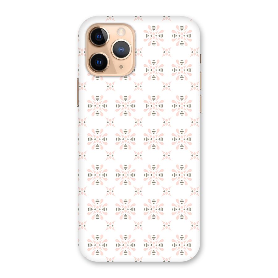 Pink Floral Pattern Back Case for iPhone 11 Pro