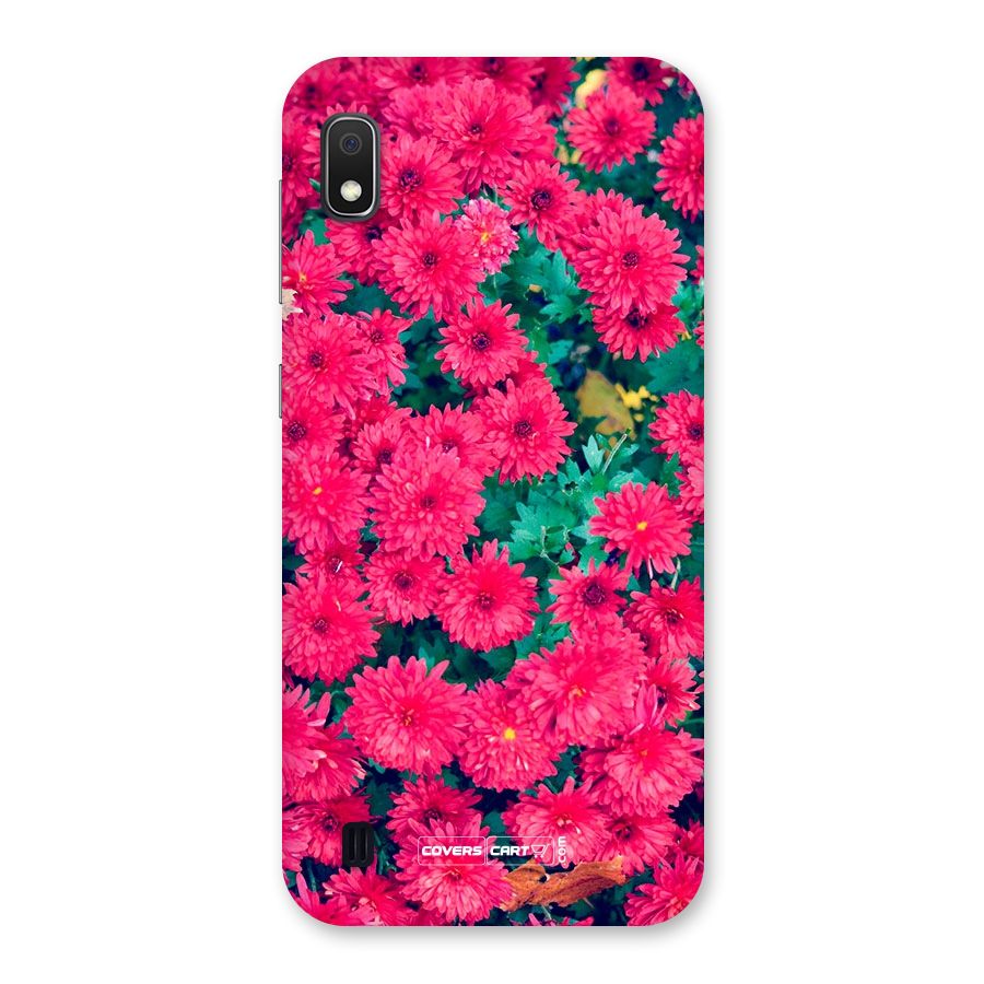 Pink Flowers Back Case for Galaxy A10