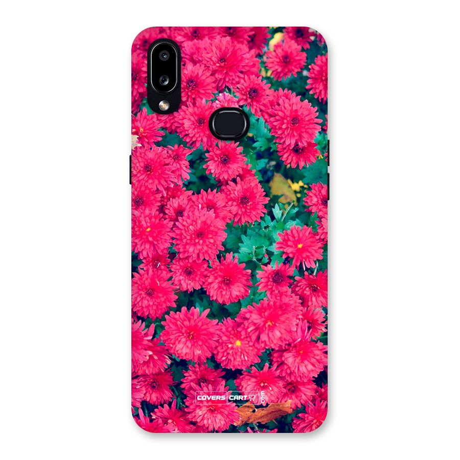 Pink Flowers Back Case for Galaxy A10s