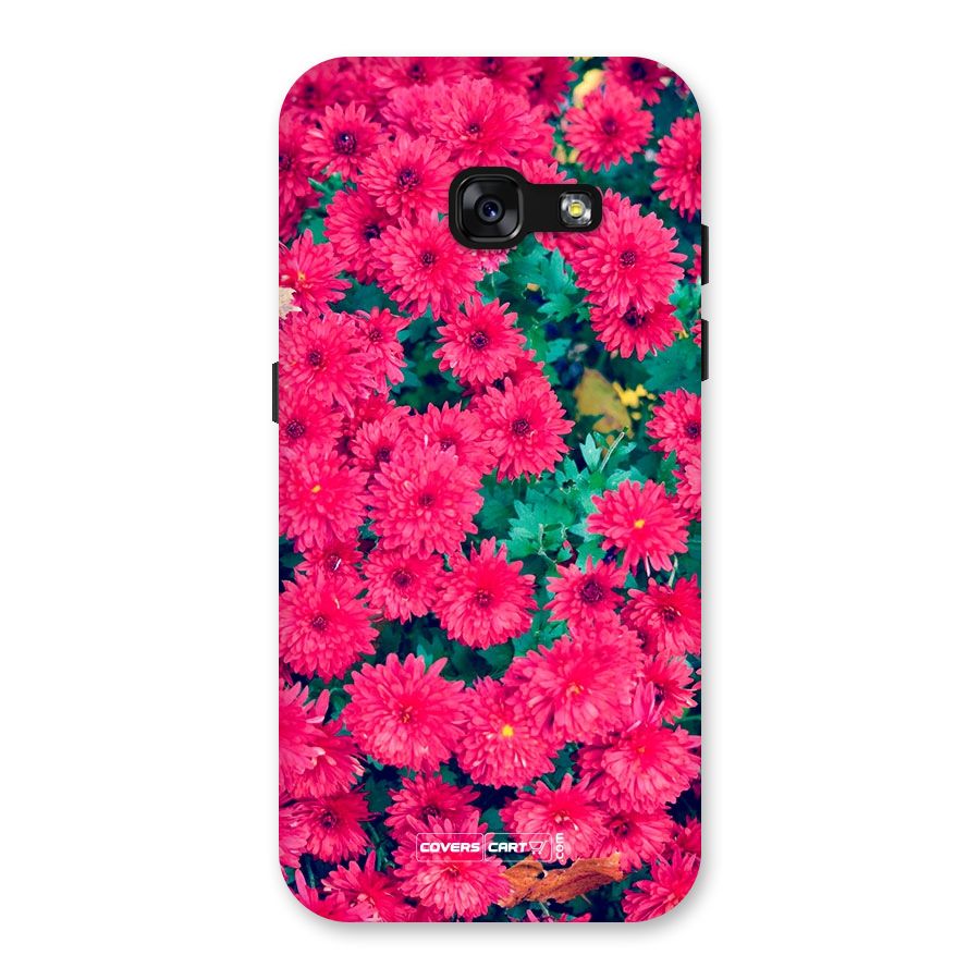 Pink Flowers Back Case for Galaxy A3 (2017)