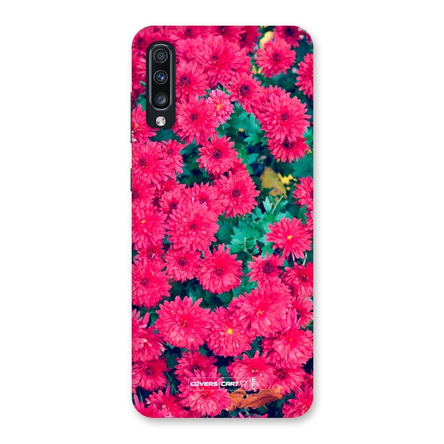 Pink Flowers Back Case for Galaxy A70