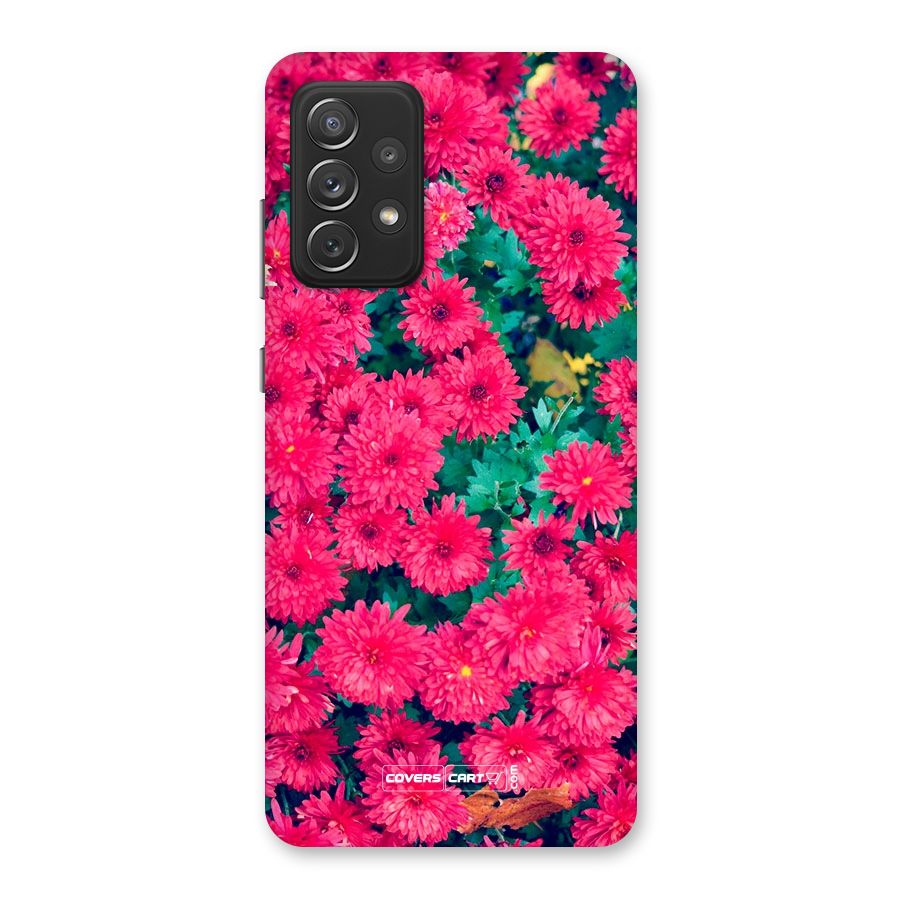 Pink Flowers Back Case for Galaxy A72