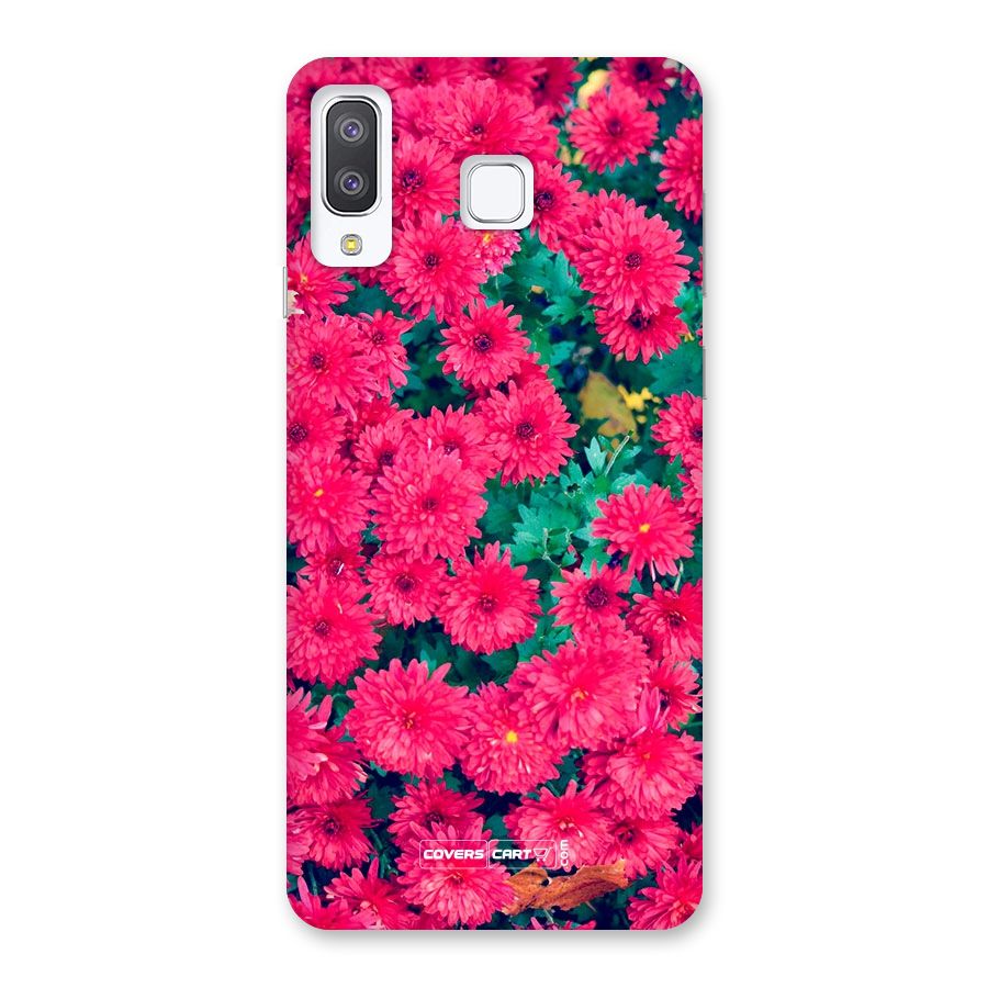 Pink Flowers Back Case for Galaxy A8 Star