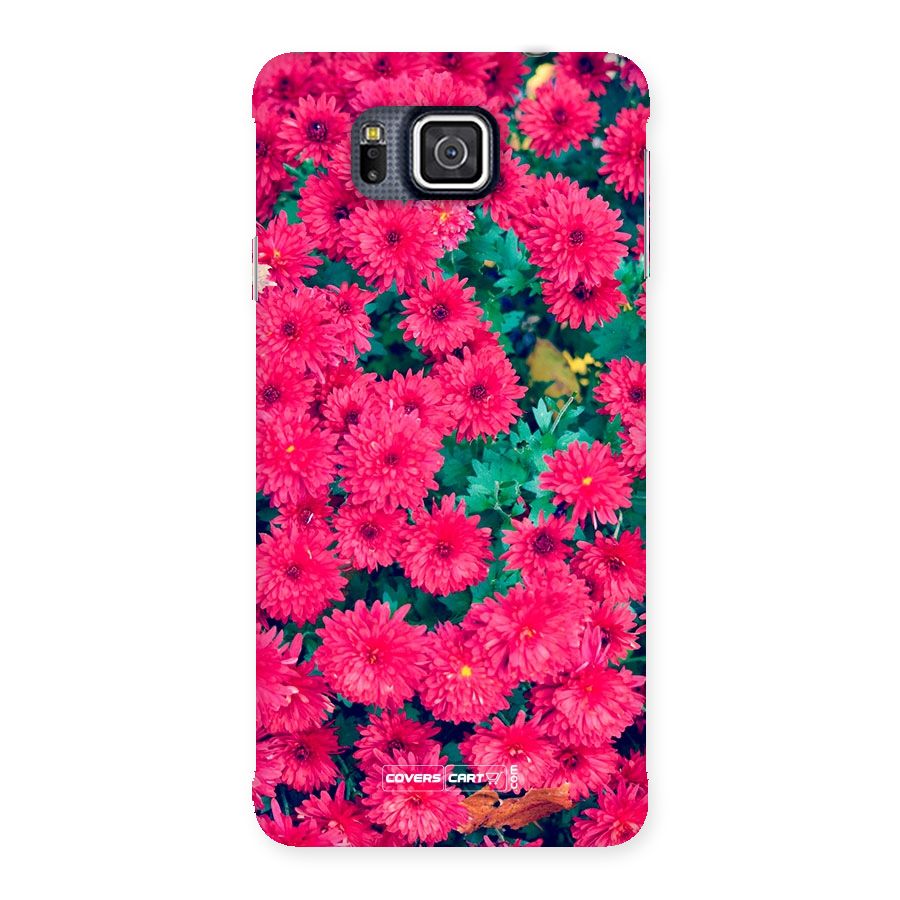 Pink Flowers Back Case for Galaxy Alpha