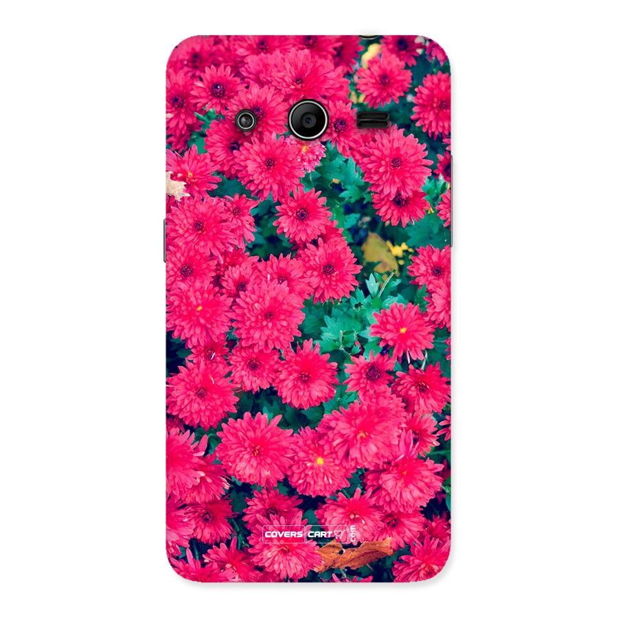 Pink Flowers Back Case for Galaxy Core 2