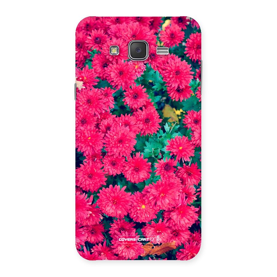 Pink Flowers Back Case for Galaxy J7