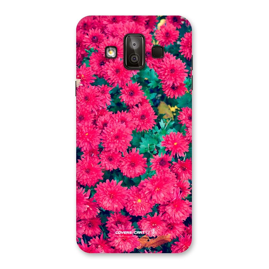 Pink Flowers Back Case for Galaxy J7 Duo
