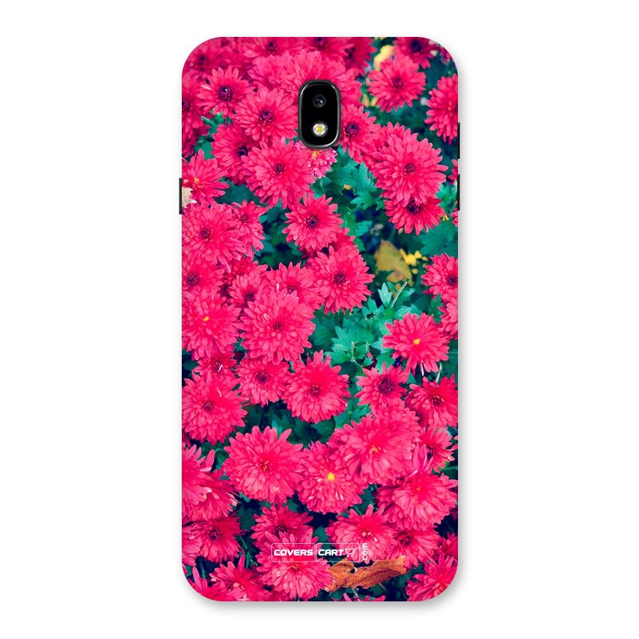 Pink Flowers Back Case for Galaxy J7 Pro