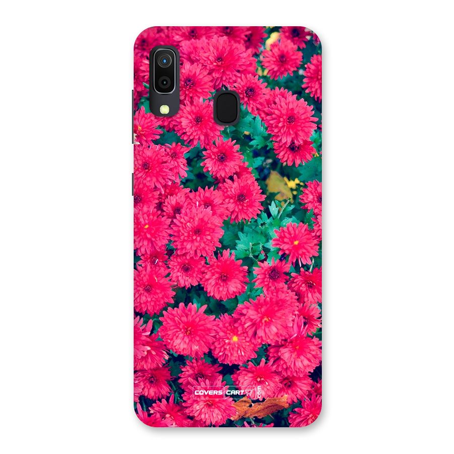 Pink Flowers Back Case for Galaxy M10s