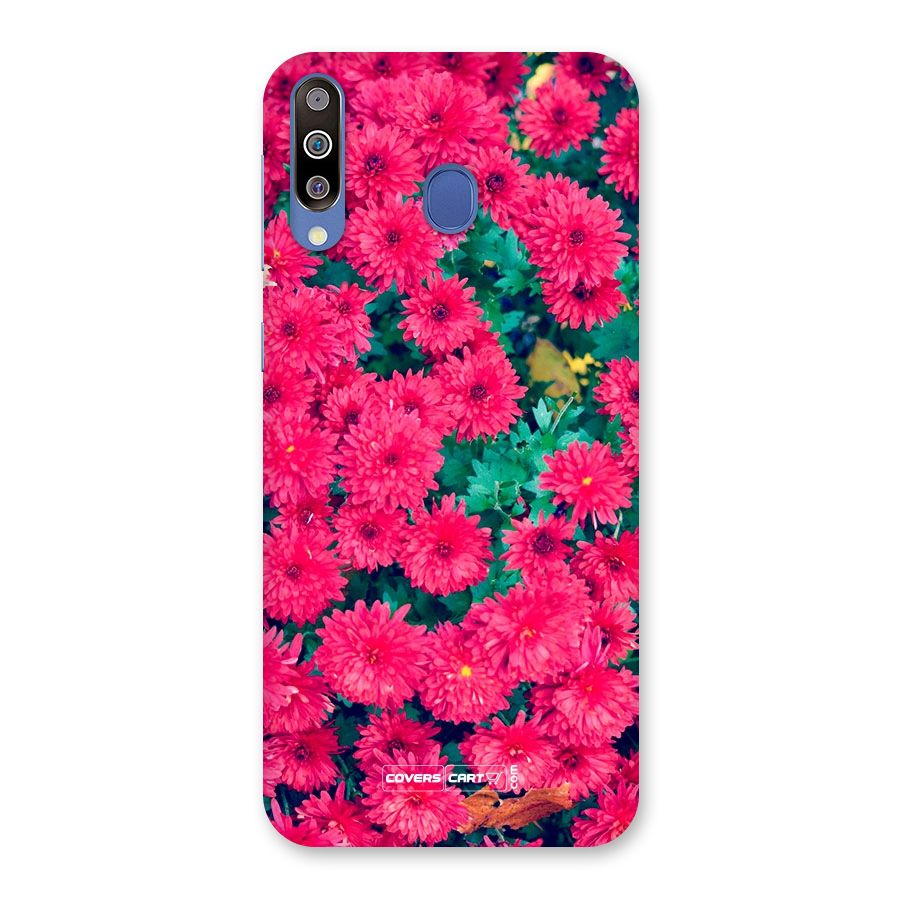 Pink Flowers Back Case for Galaxy M30
