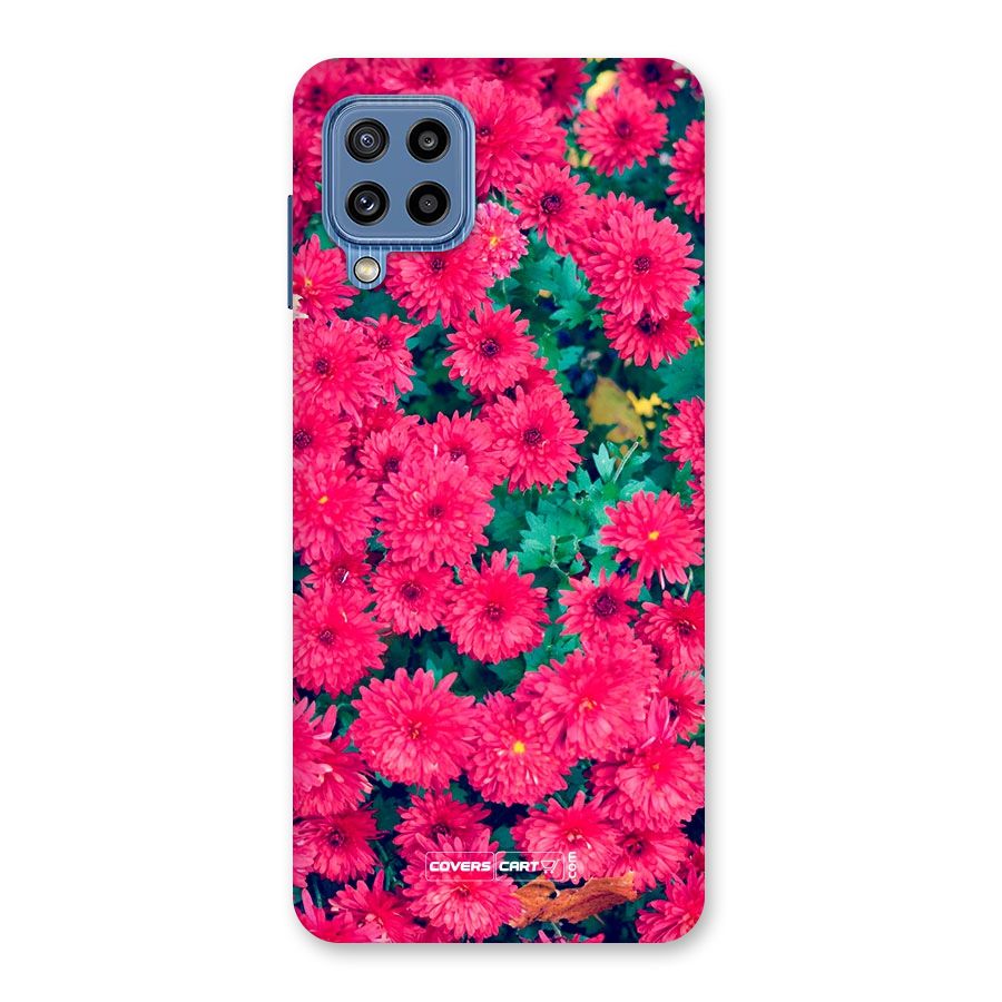 Pink Flowers Back Case for Galaxy M32