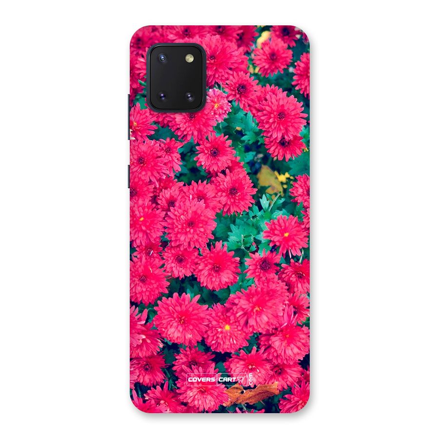 Pink Flowers Back Case for Galaxy Note 10 Lite